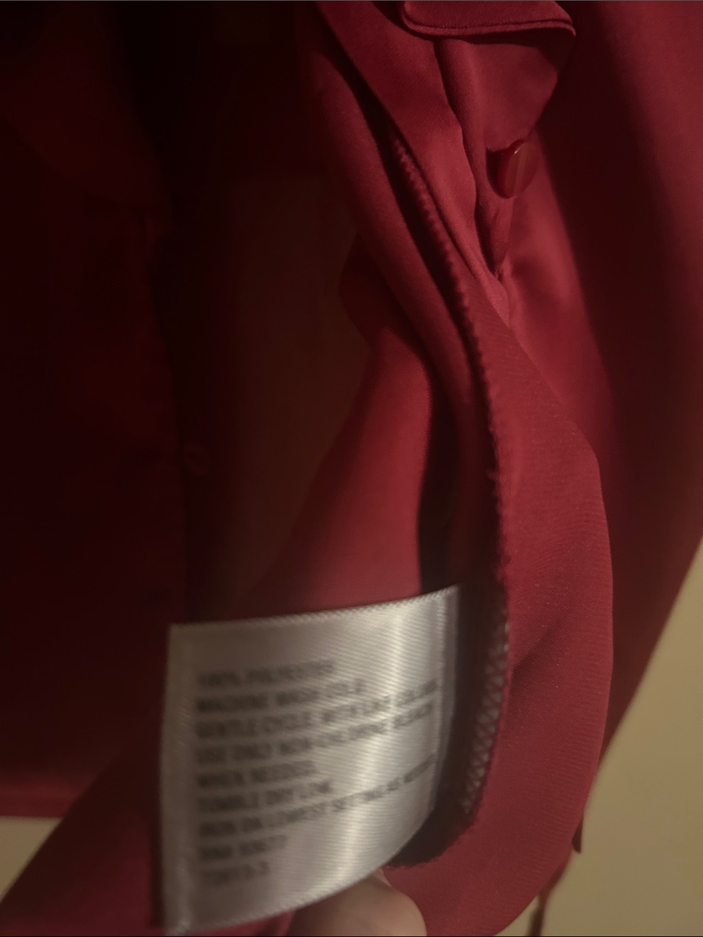 W by Worth Ruffle Front Cap Sleeve Blouse in Raspberry - Picture 5 of 6